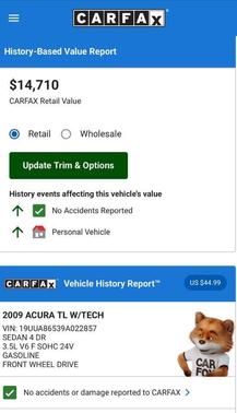2009 Acura TL Technology