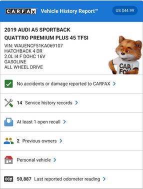 2019 Audi A5 45 Premium