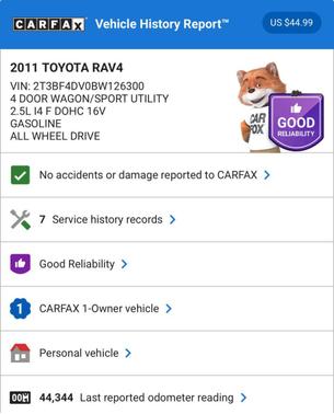2011 Toyota RAV4 Base