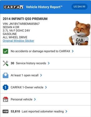 2014 INFINITI Q50 Premium
