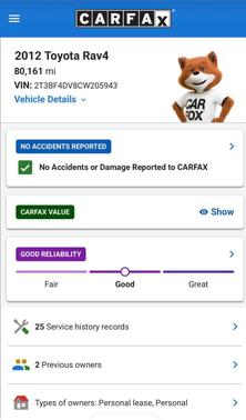 2012 Toyota RAV4 Base