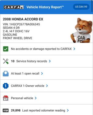 2008 Honda Accord EX