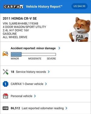 2011 Honda CR-V SE