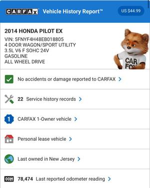 2014 Honda Pilot EX