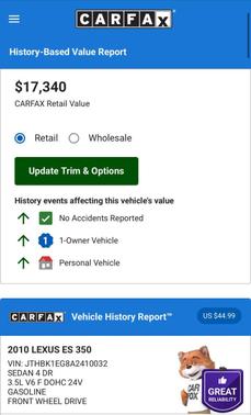 2010 Lexus ES 350 Base