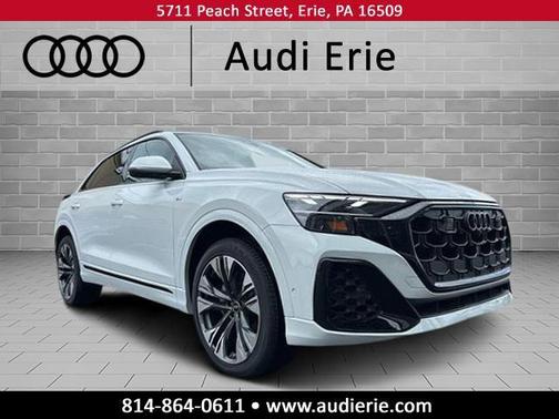 Glacier White Metallic 2026 Audi Q8 55 Premium Plus