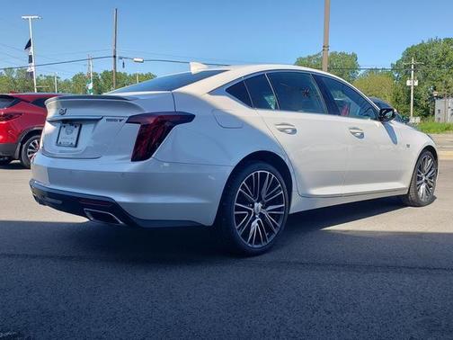 Crystal White Tricoat 2023 Cadillac CT5 Premium Luxury