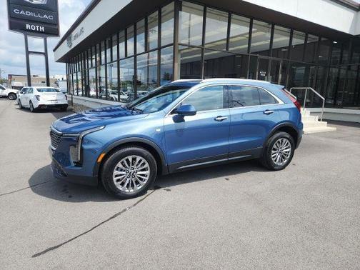 Deep Sea Metallic 2024 Cadillac XT4 Premium Luxury