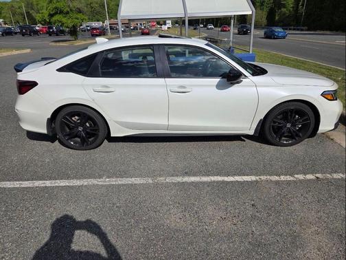 Platinum White Pearl 2025 Honda Civic Si Base