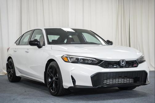 Platinum White Pearl 2025 Honda Civic Si Base