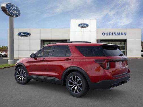 Rapid Red Metallic Tinted Clearcoat 2026 Ford Explorer ST-Line