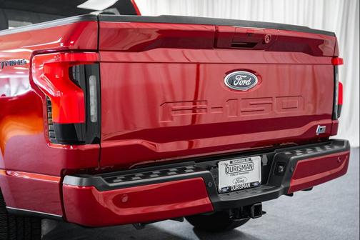 Rapid Red Metallic Tinted Clearcoat 2023 Ford F-150 Lightning XLT