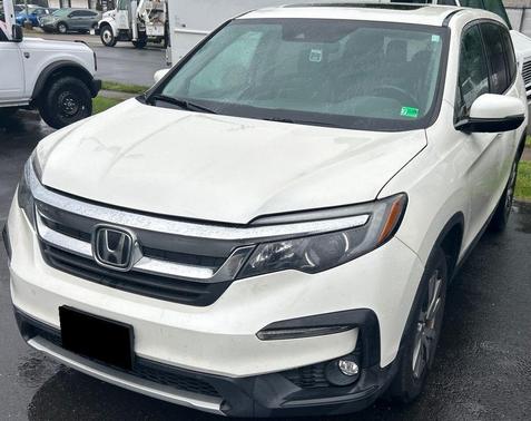 White Diamond Pearl 2019 Honda Pilot EX-L