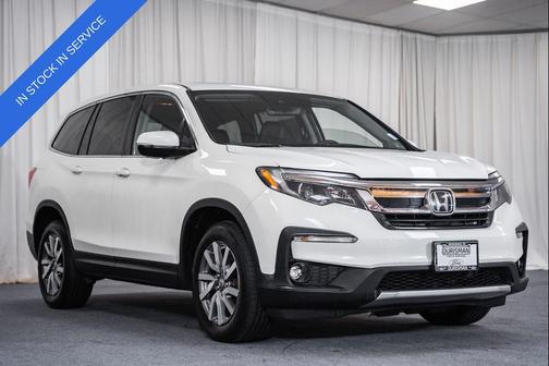 White Diamond Pearl 2019 Honda Pilot EX-L