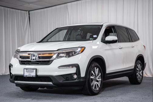 White Diamond Pearl 2019 Honda Pilot EX-L