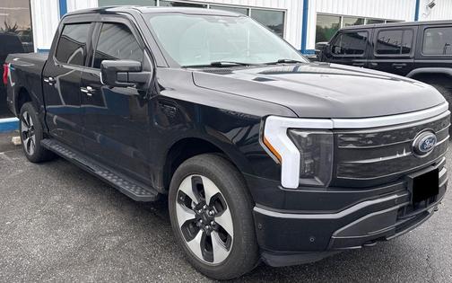 AGATE BLACK METALLIC 2022 Ford F-150 Lightning Platinum