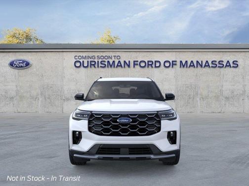 White 2026 Ford Explorer Platinum