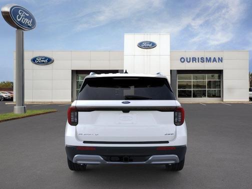 STAR WHITE MET TRI-COAT 2026 Ford Explorer Platinum