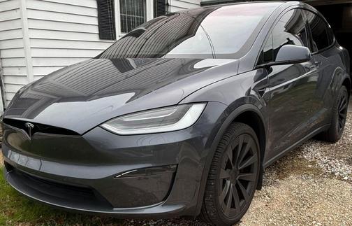 Midnight Silver Metallic 2022 Tesla Model X Dual Motor All-Wheel Drive