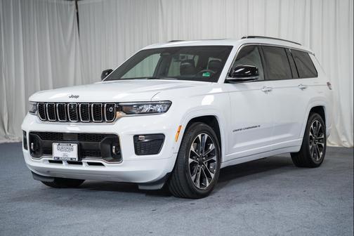 Bright White Clearcoat 2021 Jeep Grand Cherokee L Overland