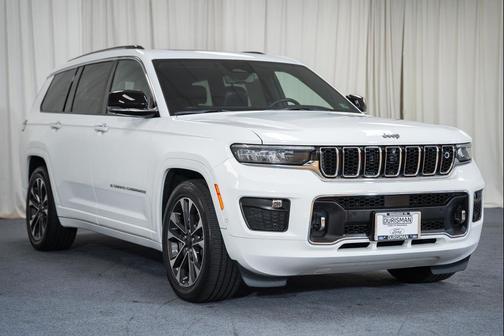 Bright White Clearcoat 2021 Jeep Grand Cherokee L Overland