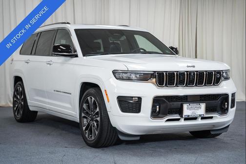 Bright White Clearcoat 2021 Jeep Grand Cherokee L Overland