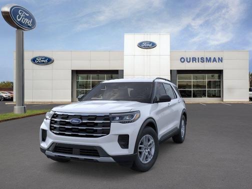 Space White Metallic 2026 Ford Explorer Active