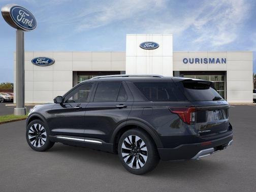 AGATE BLACK METALLIC 2026 Ford Explorer Platinum