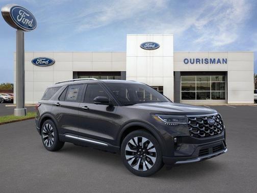 AGATE BLACK METALLIC 2026 Ford Explorer Platinum