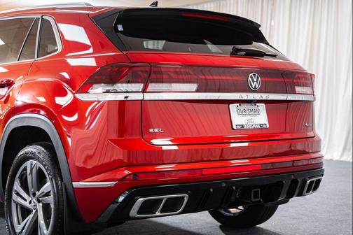 Aurora Red Metallic 2024 Volkswagen Atlas Cross Sport 2.0T SEL