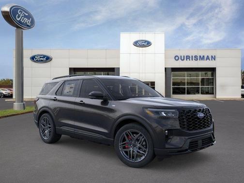 Agate Black Metallic 2026 Ford Explorer ST-Line