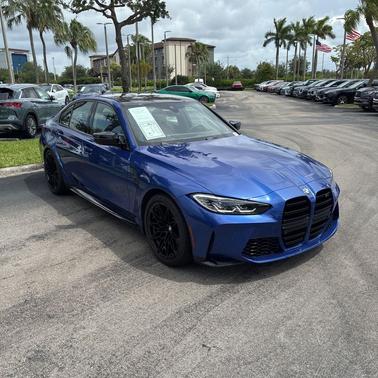Portimao Blue Metallic 2024 BMW M3 Competition xDrive