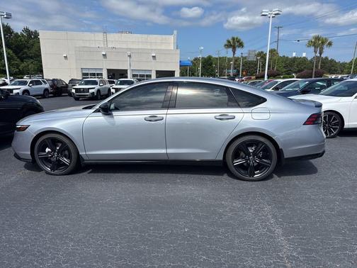 Solar Silver Metallic 2026 Honda Accord Hybrid Sport-L