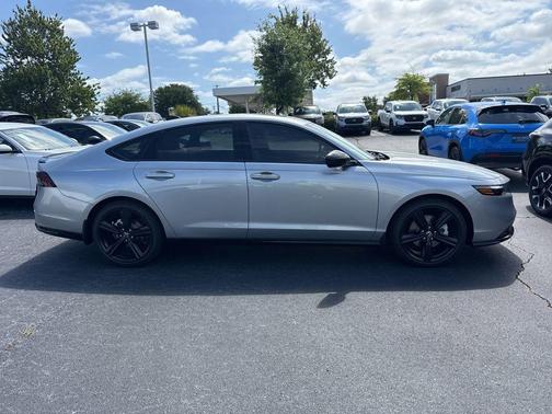 Solar Silver Metallic 2026 Honda Accord Hybrid Sport-L
