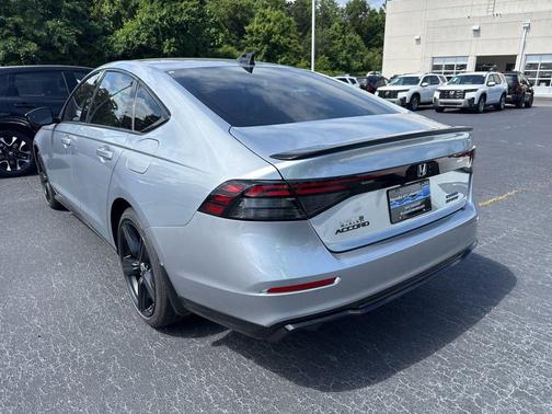 Solar Silver Metallic 2026 Honda Accord Hybrid Sport-L