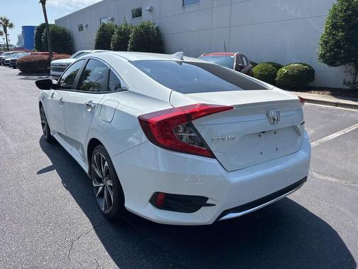 Platinum White Pearl 2020 Honda Civic Touring