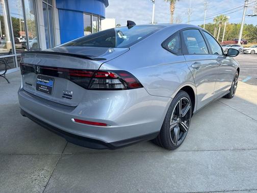 Solar Silver Metallic 2026 Honda Accord Hybrid Sport