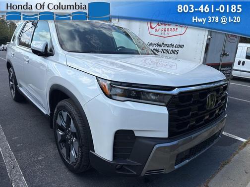 Platinum White Pearl 2026 Honda Pilot Elite