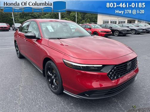 Radiant Red Metallic 2025 Honda Accord SE