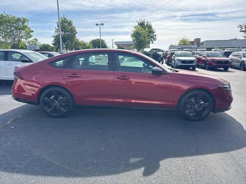 Radiant Red Metallic 2026 Honda Accord Hybrid Sport-L