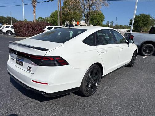 Platinum White Pearl 2026 Honda Accord Hybrid Sport-L