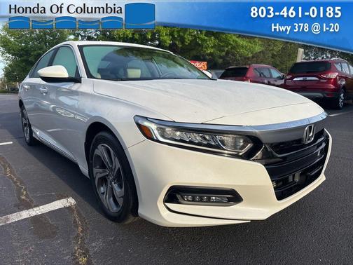 Platinum White Pearl 2019 Honda Accord EX