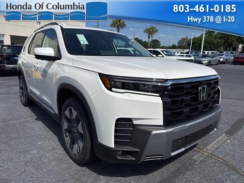 Platinum White Pearl 2026 Honda Pilot Elite