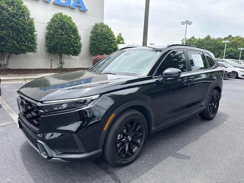 Crystal Black Pearl 2025 Honda CR-V Hybrid Sport FWD