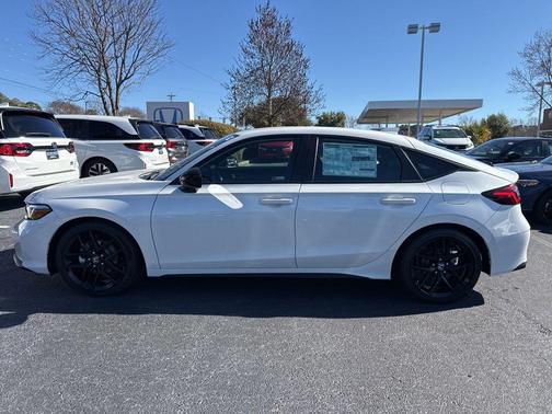 Platinum White Pearl 2026 Honda Civic Sport