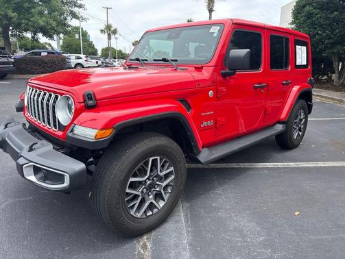 Firecracker Red Clearcoat 2024 Jeep Wrangler Sahara