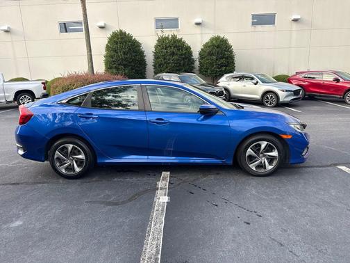 Aegean Blue Metallic 2020 Honda Civic LX