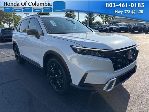 Platinum White Pearl 2026 Honda CR-V Hybrid Sport Touring AWD