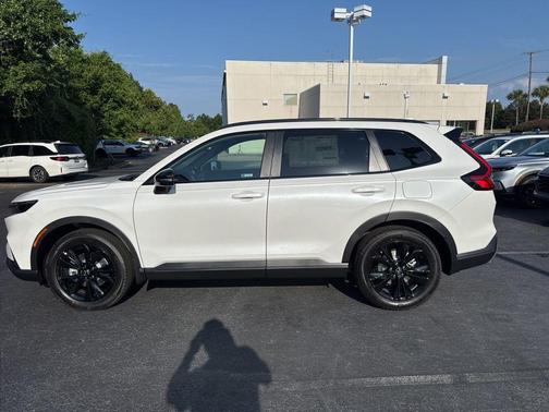 Platinum White Pearl 2026 Honda CR-V Hybrid Sport Touring AWD