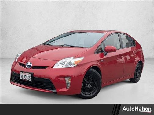 Barcelona Red Metallic 2015 Toyota Prius Three